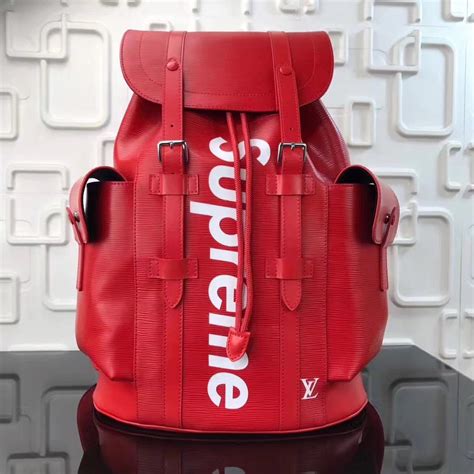 fake louis vuitton supreme backpack|louis vuitton christopher backpack price.